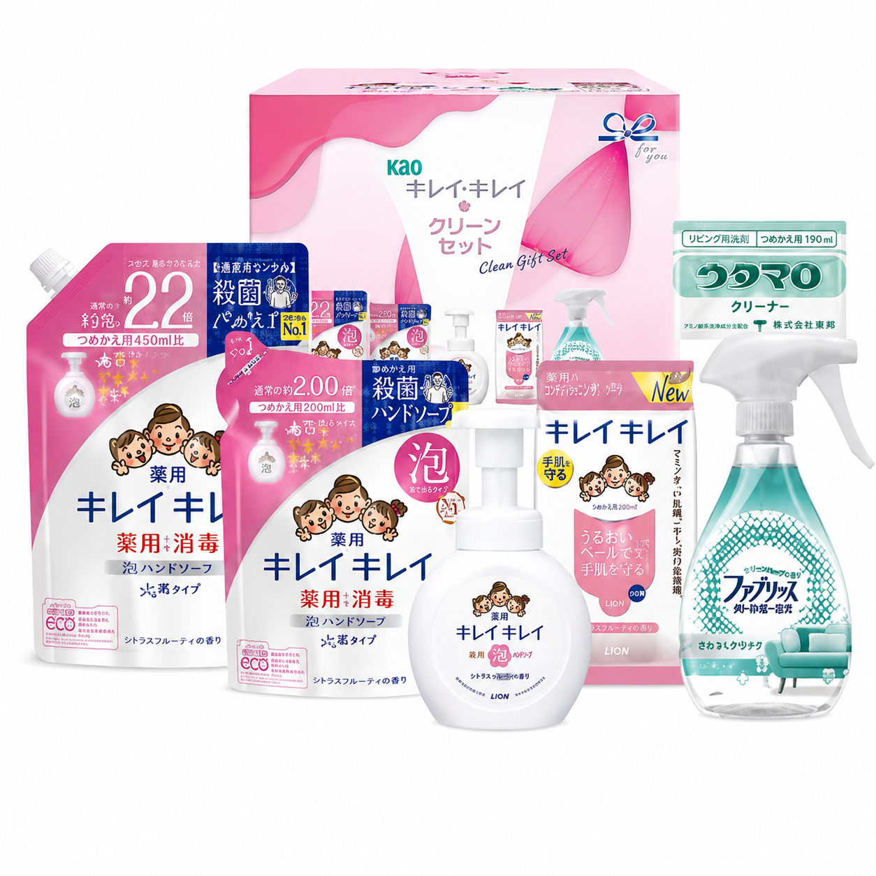 【限定6点25％OFF！】薬用泡ハンドソープ＆クリーンバラエティ泡