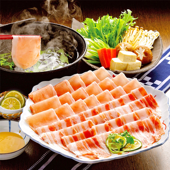 【お中元限定】 宮崎県産 おいも豚しゃぶしゃぶ肉　400g