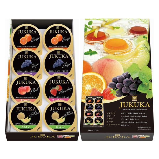 ☆25％OFF☆【期間限定】8個熟果ゼリーギフト（12箱入）