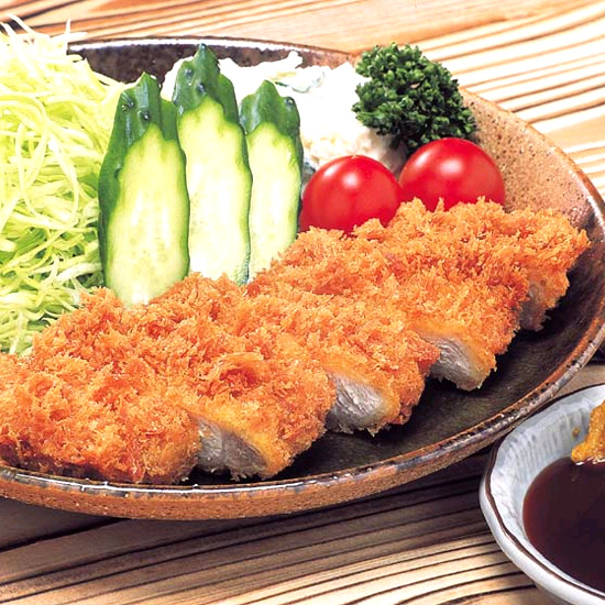 【直送】豚ロースとんかつ(油調理済)140ｇ×2枚