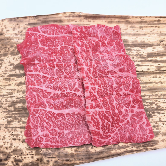 【直送】備前黒牛　上モモ焼肉用300ｇ