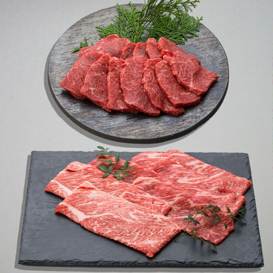 氷温(R)熟成肉 国産黒毛和牛すきやき＆焼肉セット