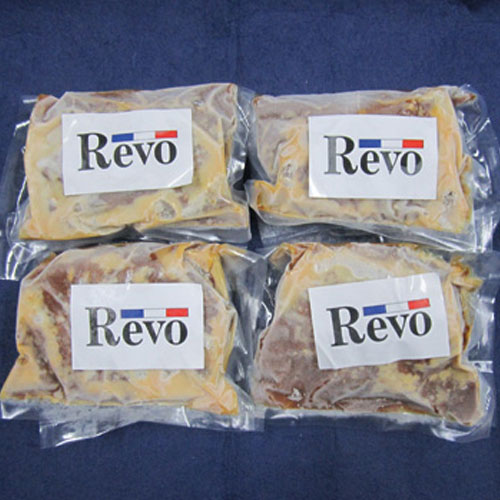 大阪 洋食Revo 名物黒バーグ（煮込みタイプ）4個