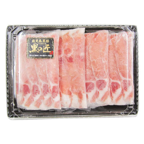 鹿児島県産 黒豚「黒の匠」ロースしゃぶしゃぶ（400ｇ）