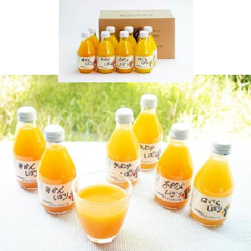 「伊藤農園」100%ピュアジュース180ml×8本ギフトセット