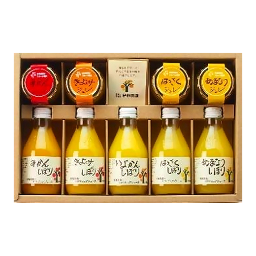 「伊藤農園」100%ピュアジュース＆寒天ジュレギフトセット