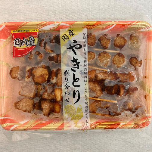国産焼鳥盛り合わせ（タレ付加熱済タイプ）