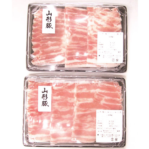 山形県食肉公社認定 山形豚バラ焼肉800ｇ