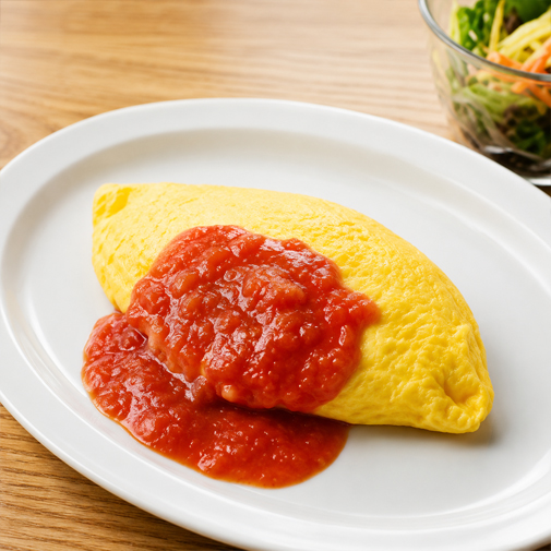 大阪・心斎橋『北極星』オムライス4食