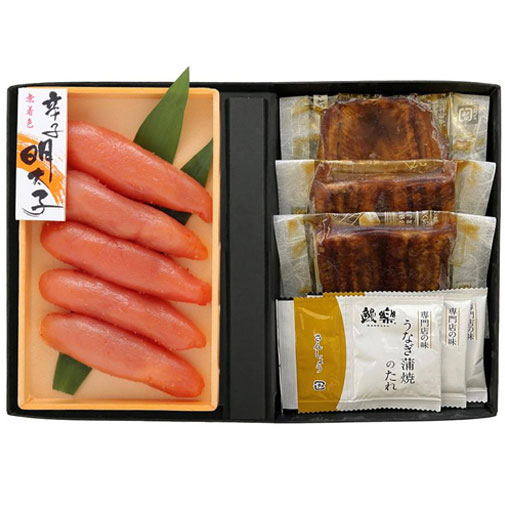 うなぎ蒲焼・辛子明太子詰合せ